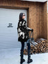 Abstract Dye Oversized Knit Top